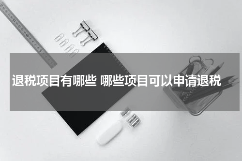 退税项目有哪些 哪些项目可以申请退税