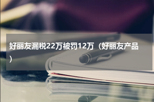 好丽友漏税22万被罚12万（好丽友产品）