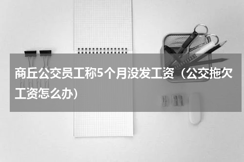 商丘公交员工称5个月没发工资（公交拖欠工资怎么办）