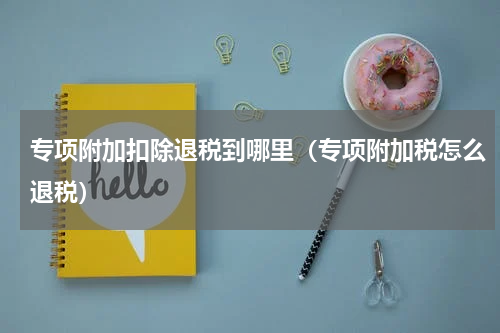 专项附加扣除退税到哪里（专项附加税怎么退税）