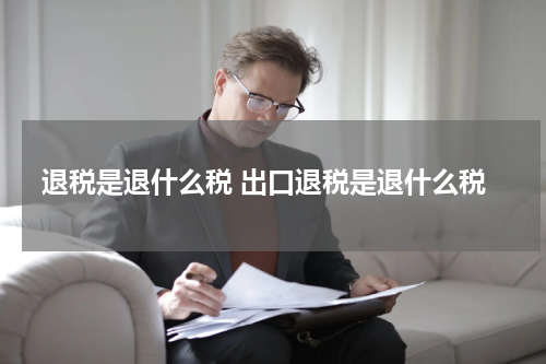 退税是退什么税 出口退税是退什么税