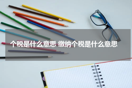 个税是什么意思 缴纳个税是什么意思