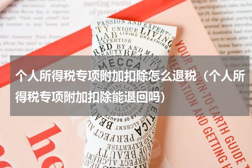 个人所得税专项附加扣除怎么退税（个人所得税专项附加扣除能退回吗）