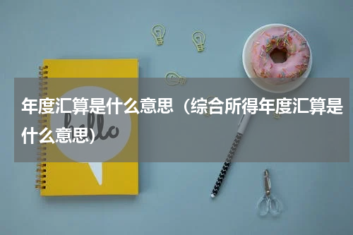 年度汇算是什么意思（综合所得年度汇算是什么意思）