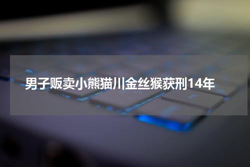 男子贩卖小熊猫川金丝猴获刑14年