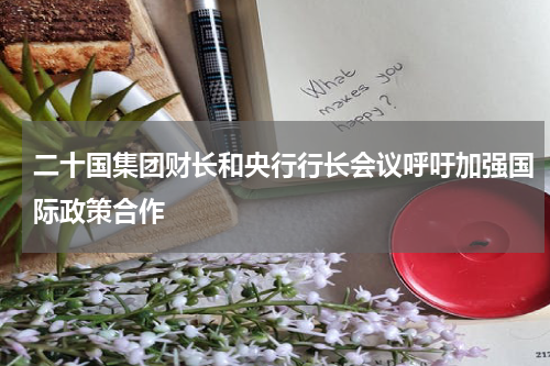 二十国集团财长和央行行长会议呼吁加强国际政策合作
