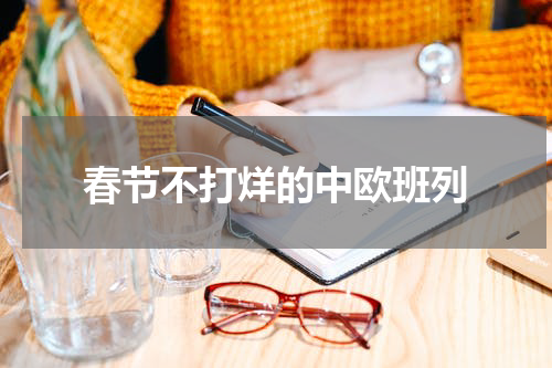 春节不打烊的中欧班列