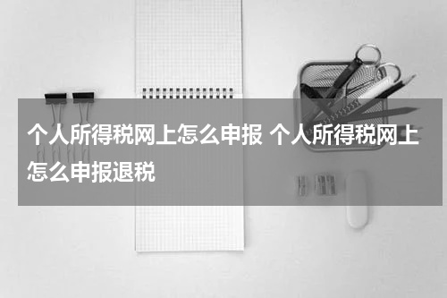 个人所得税网上怎么申报 个人所得税网上怎么申报退税