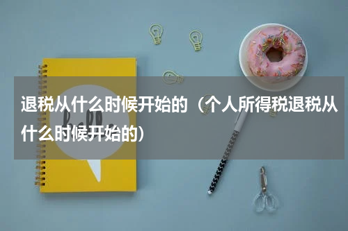 退税从什么时候开始的（个人所得税退税从什么时候开始的）