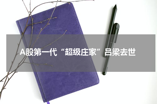 A股第一代“超级庄家”吕梁去世