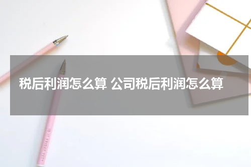 税后利润怎么算 公司税后利润怎么算