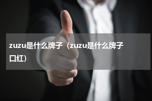zuzu是什么牌子（zuzu是什么牌子口红）