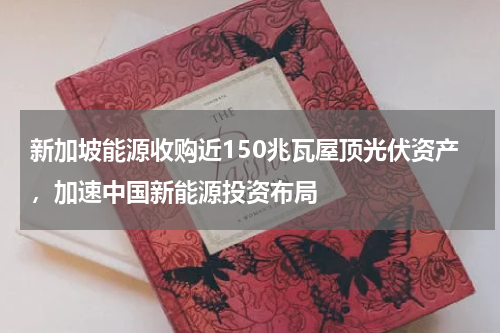 新加坡能源收购近150兆瓦屋顶光伏资产，加速中国新能源投资布局