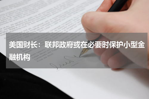 美国财长：联邦政府或在必要时保护小型金融机构