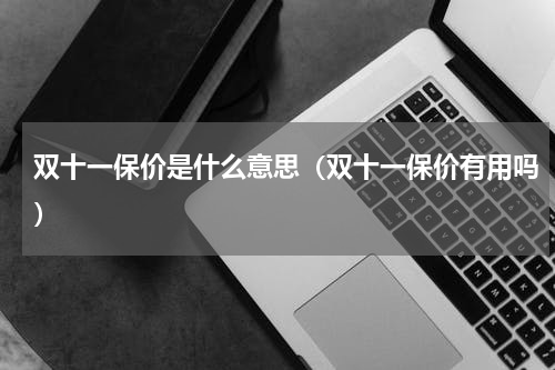 双十一保价是什么意思（双十一保价有用吗）
