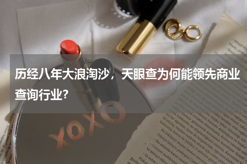 历经八年大浪淘沙，天眼查为何能领先商业查询行业？