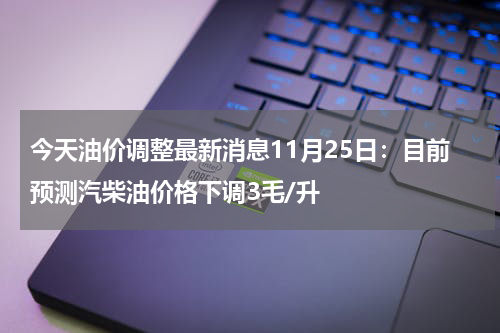 今天油价调整最新消息11月25日：目前预测汽柴油价格下调3毛/升