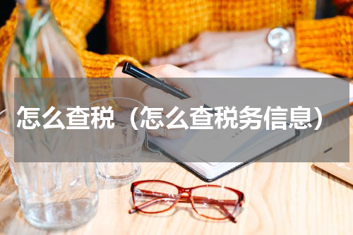 怎么查税（怎么查税务信息）