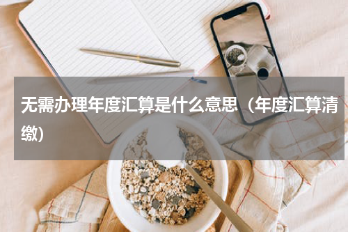 无需办理年度汇算是什么意思（年度汇算清缴）