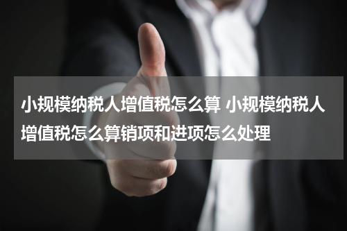 小规模纳税人增值税怎么算 小规模纳税人增值税怎么算销项和进项怎么处理