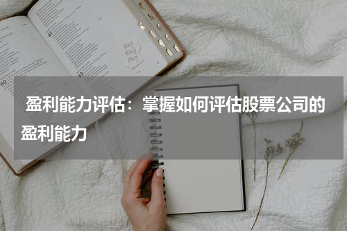  盈利能力评估：掌握如何评估股票公司的盈利能力