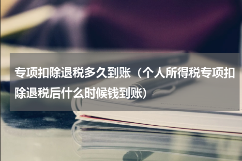 专项扣除退税多久到账（个人所得税专项扣除退税后什么时候钱到账）