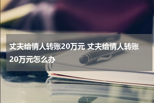 丈夫给情人转账20万元 丈夫给情人转账20万元怎么办