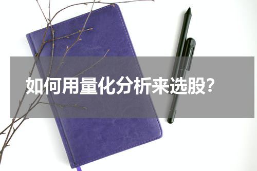  如何用量化分析来选股？