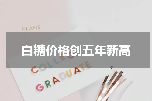 白糖价格创五年新高