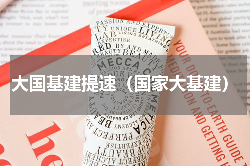 大国基建提速（国家大基建）