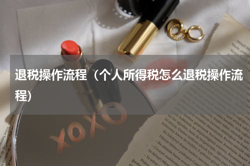 退税操作流程（个人所得税怎么退税操作流程）