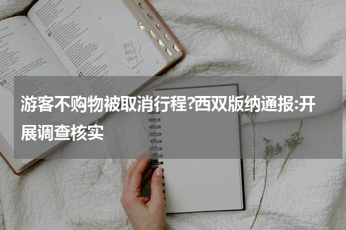 游客不购物被取消行程?西双版纳通报:开展调查核实