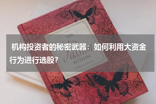  机构投资者的秘密武器：如何利用大资金行为进行选股？