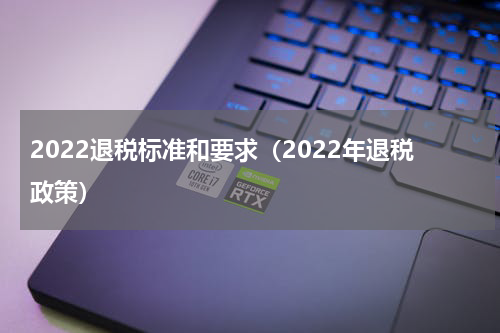 2022退税标准和要求（2022年退税政策）