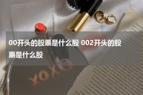 00开头的股票是什么股 002开头的股票是什么股