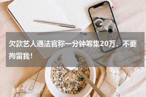 欠款艺人遇法官称一分钟筹集20万，不要拘留我！