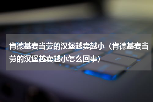 肯德基麦当劳的汉堡越卖越小（肯德基麦当劳的汉堡越卖越小怎么回事）