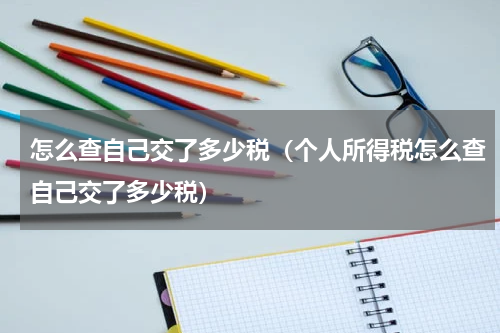 怎么查自己交了多少税（个人所得税怎么查自己交了多少税）