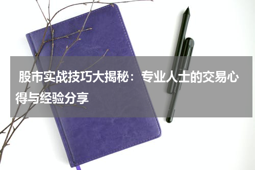  股市实战技巧大揭秘：专业人士的交易心得与经验分享