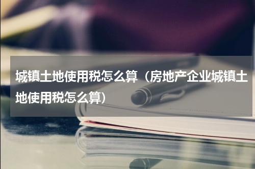 城镇土地使用税怎么算（房地产企业城镇土地使用税怎么算）