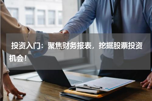  投资入门：聚焦财务报表，挖掘股票投资机会！