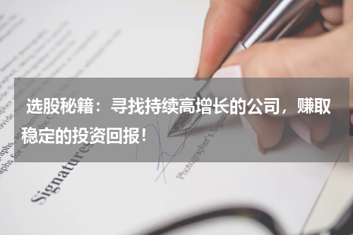  选股秘籍：寻找持续高增长的公司，赚取稳定的投资回报！