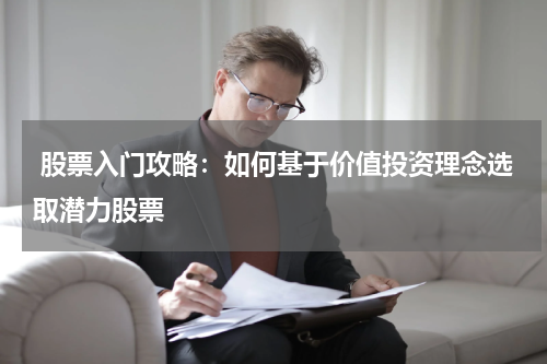 股票入门攻略：如何基于价值投资理念选取潜力股票