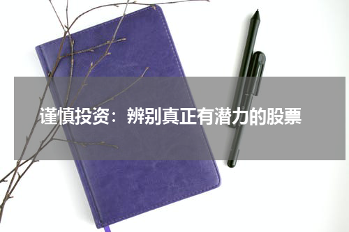  谨慎投资：辨别真正有潜力的股票