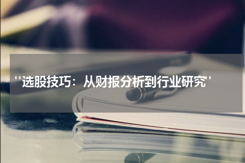  "选股技巧：从财报分析到行业研究"