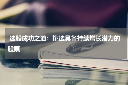  选股成功之道：挑选具备持续增长潜力的股票