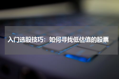  入门选股技巧：如何寻找低估值的股票