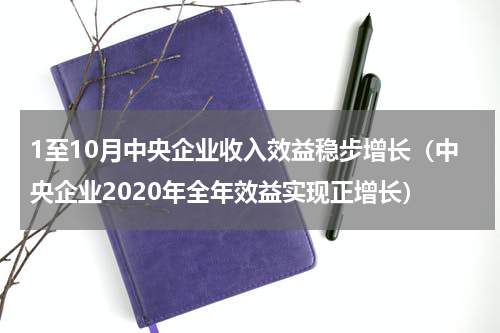 1至10月中央企业收入效益稳步增长（中央企业2020年全年效益实现正增长）