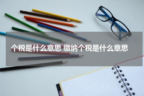 个税是什么意思 缴纳个税是什么意思