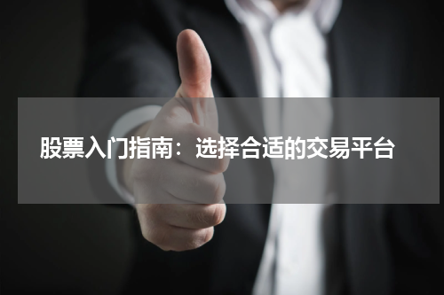  股票入门指南：选择合适的交易平台